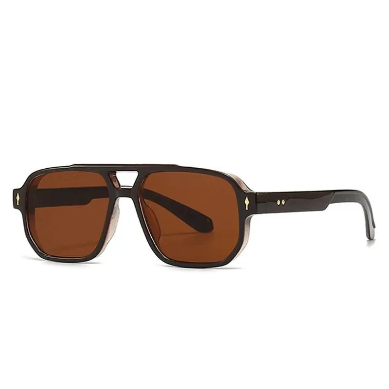 Durable Poly Unisex Sunglasses with Stylish Alloy Frames