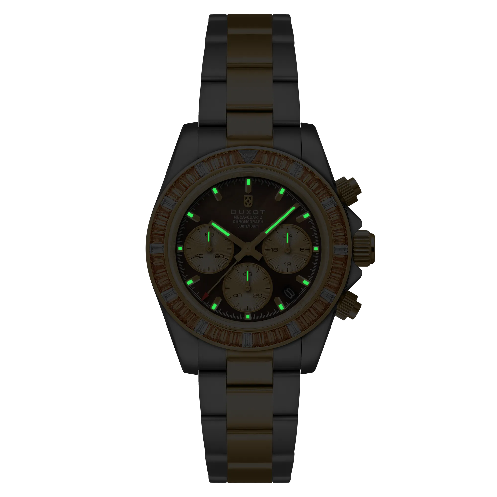 Duxot Accelero Rainbow Chronograph Pearl Brown Watch  DX-2064-77