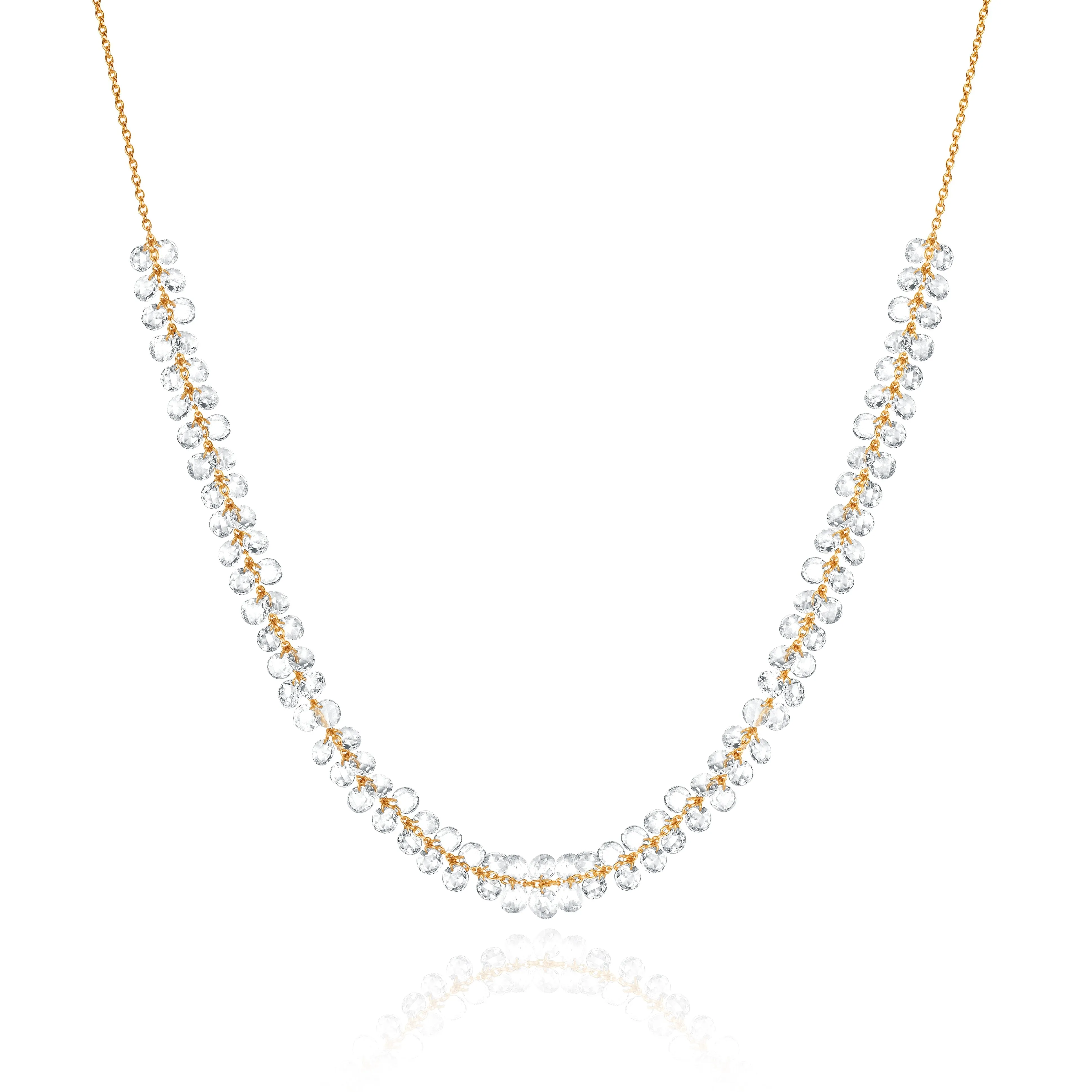 Eau de Rose Cut Diamond Necklace | Ready to Ship