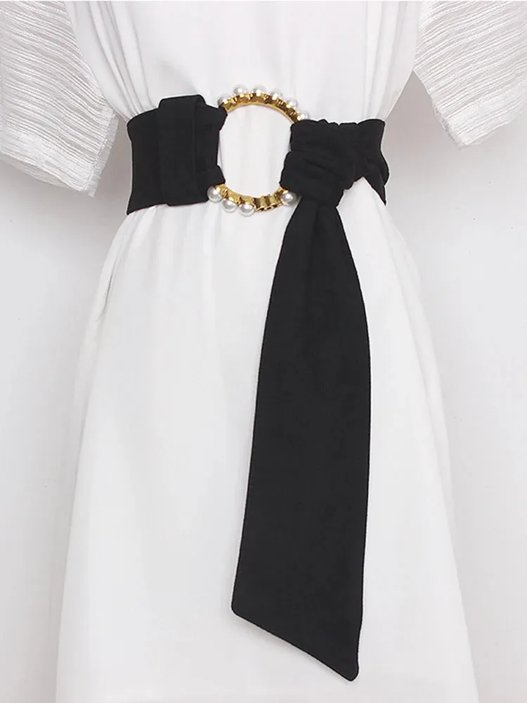 Elegant Vintage Print Cummerbunds Sash Belt