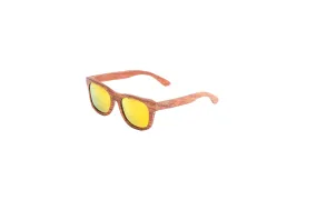 Eluthera Brown Wooden Frame Polarized Sunglasses w/ Yellow Lenses
