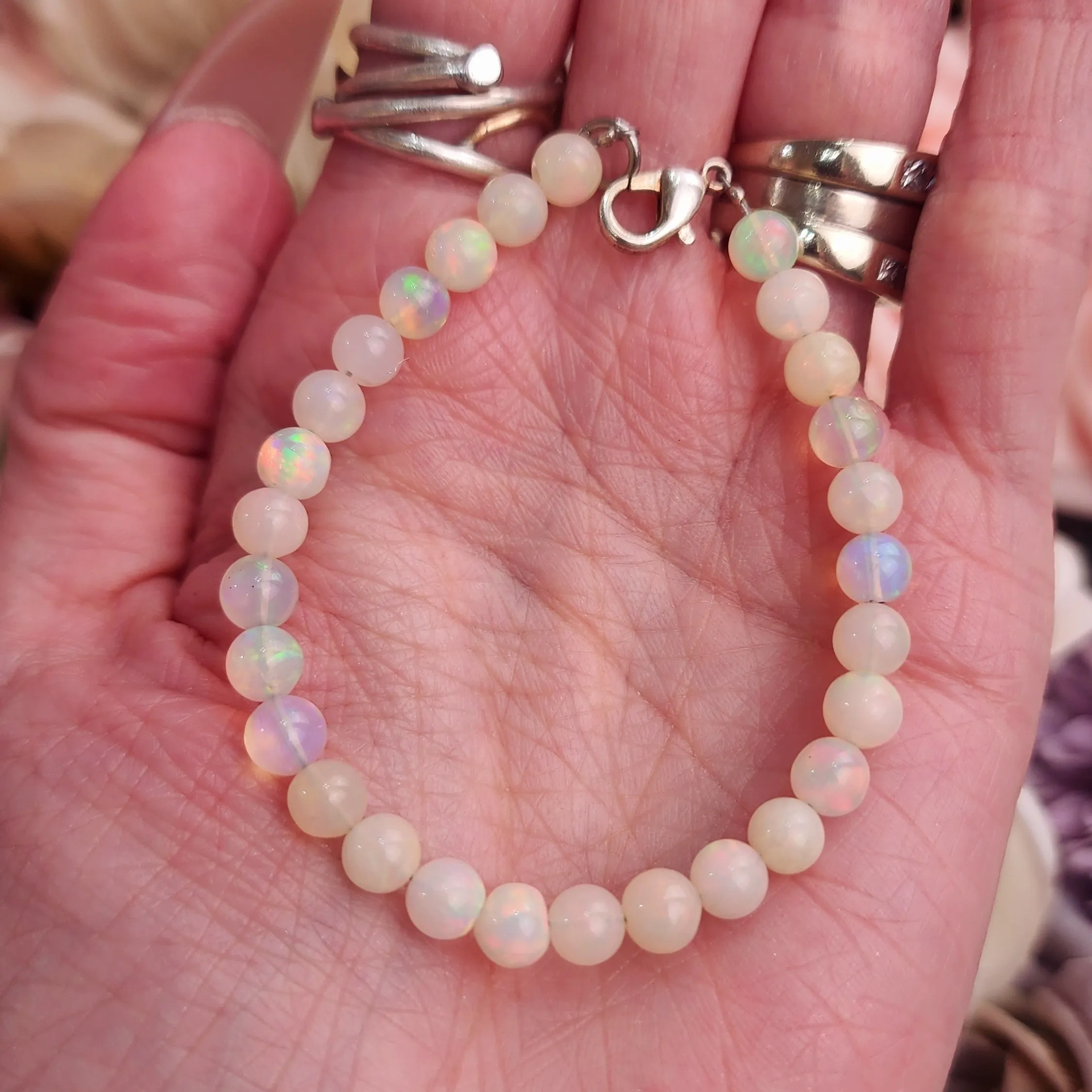 Ethiopian Opal Bracelet for Creativity, Joy and Self Discovery