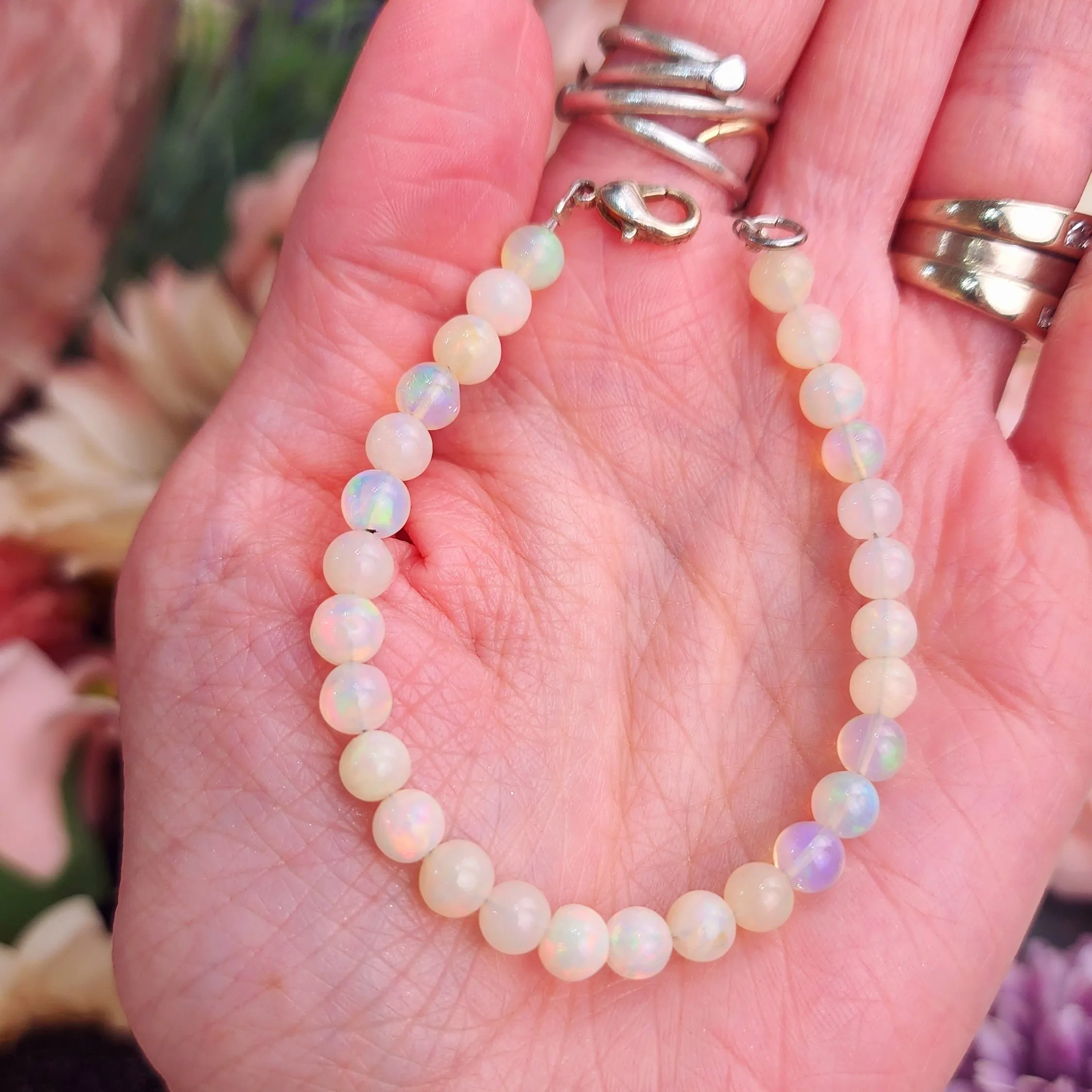 Ethiopian Opal Bracelet for Creativity, Joy and Self Discovery