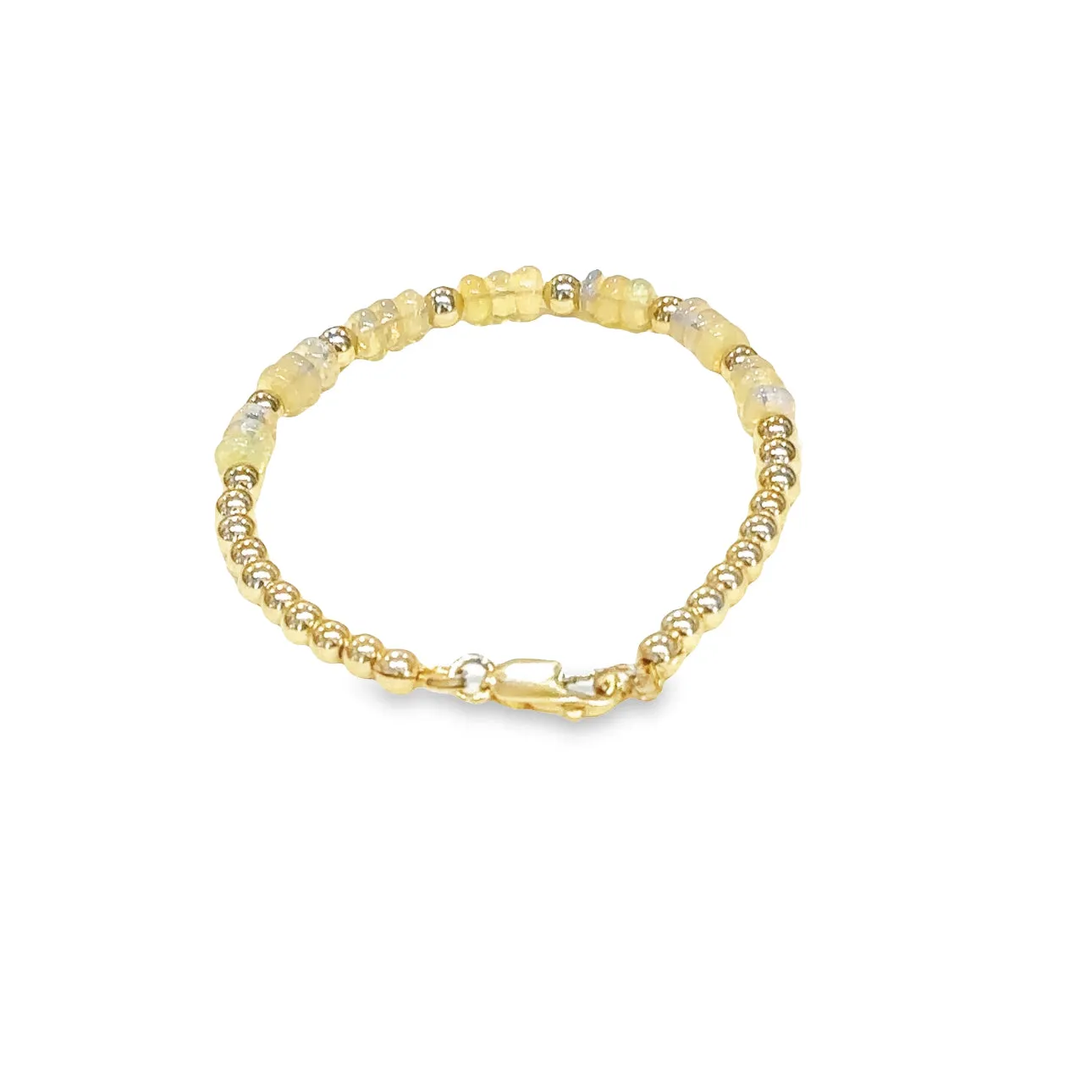 Ethiopian Opal gemstone beaded Bracelet, jewelry