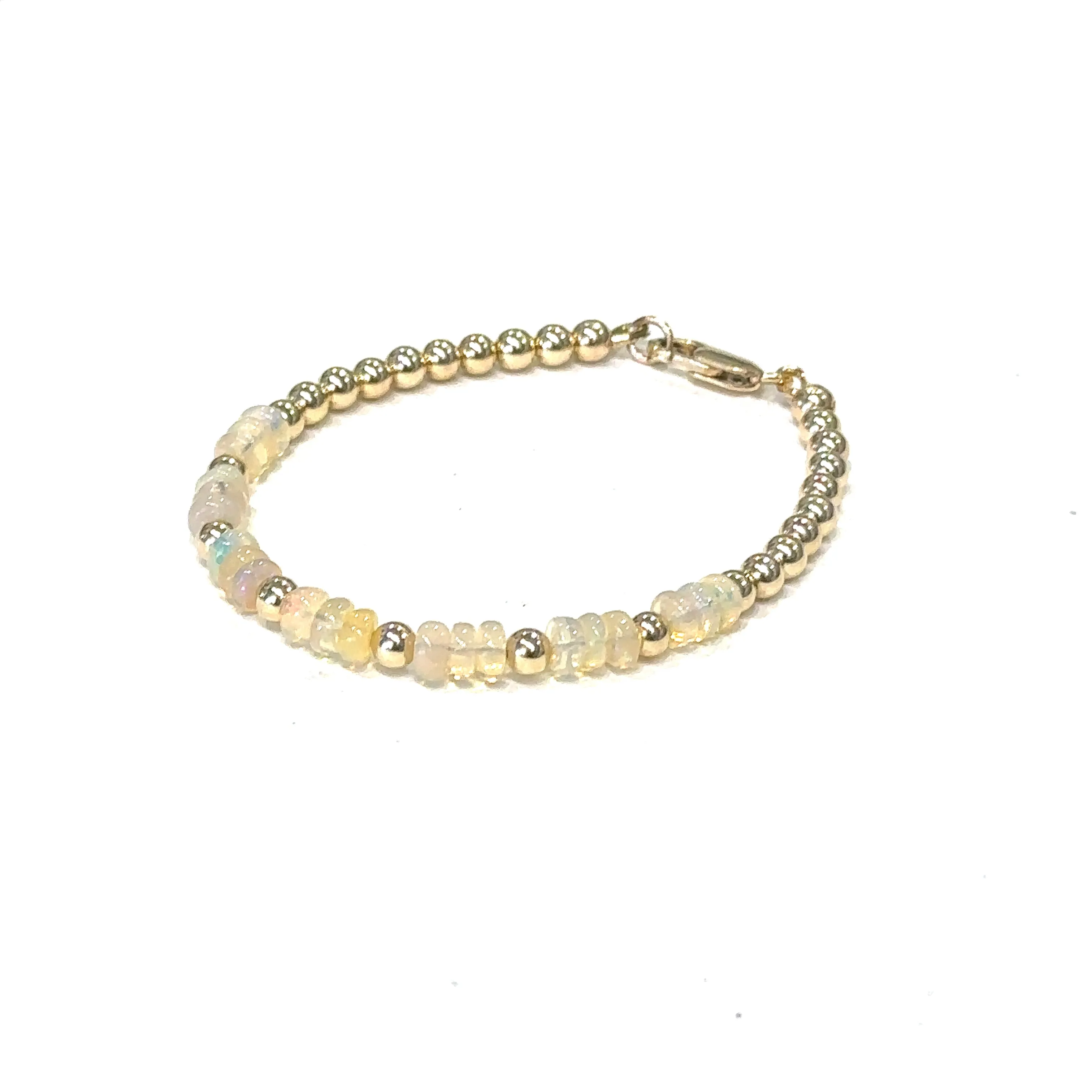 Ethiopian Opal gemstone beaded Bracelet, jewelry