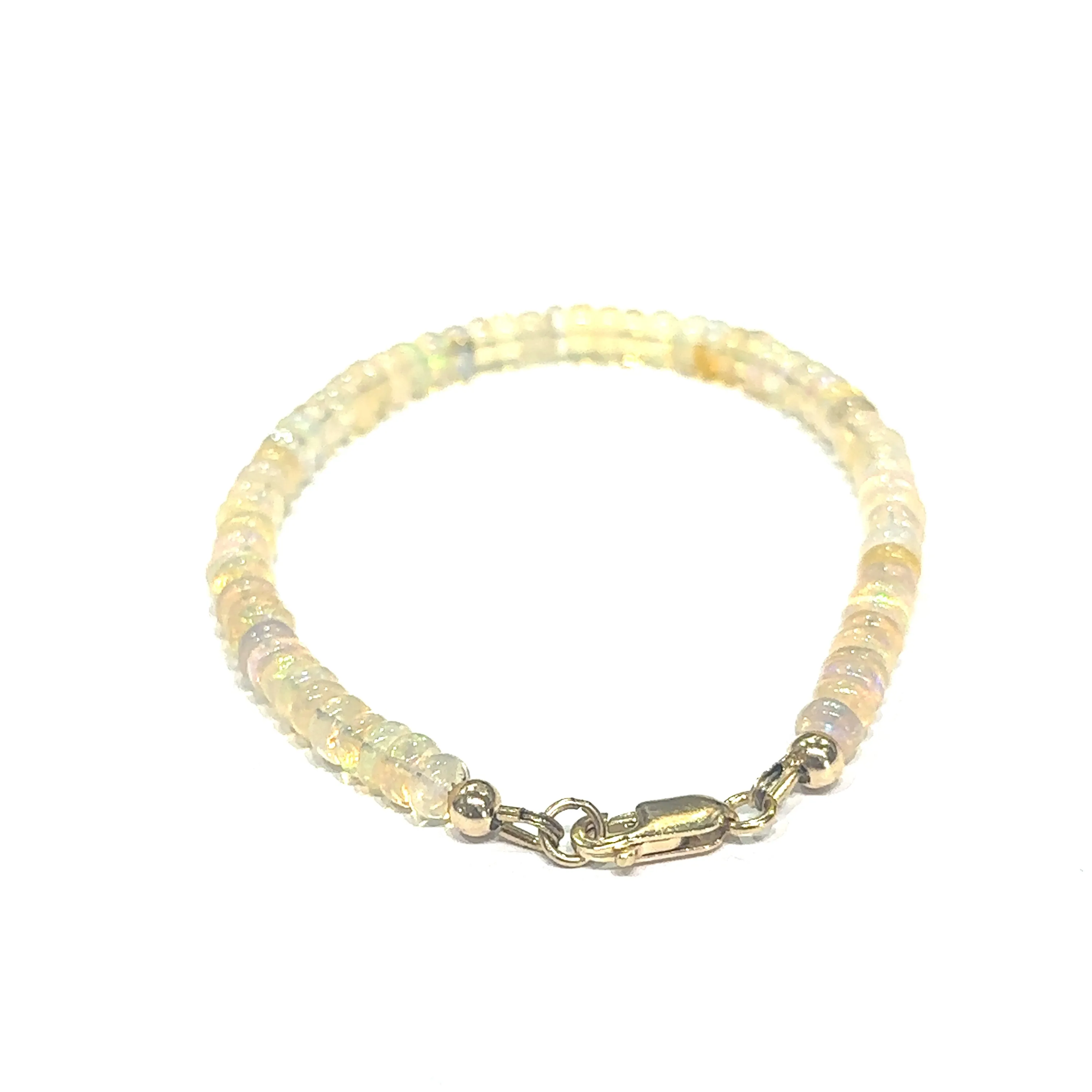 Ethiopian Opal gemstone beaded Bracelet, jewelry