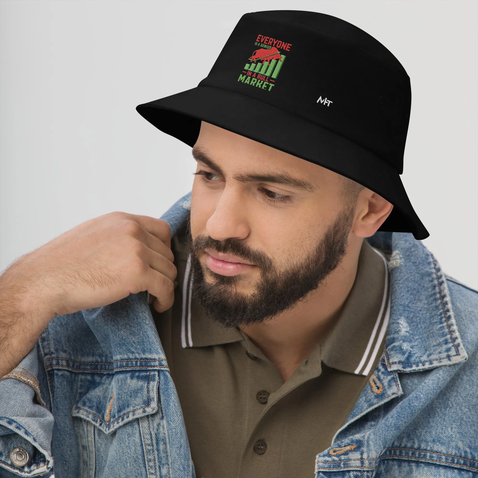 Everyone is a Genius in a Bull Market V1 - Bucket Hat