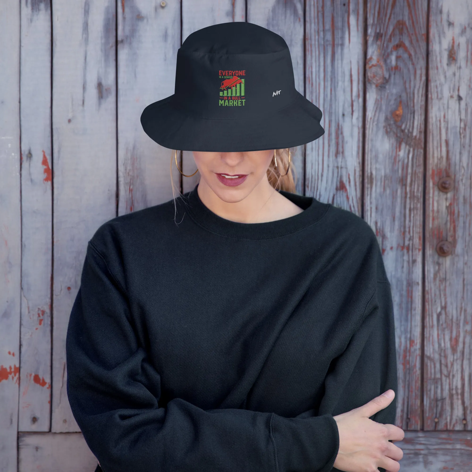 Everyone is a Genius in a Bull Market V1 - Bucket Hat