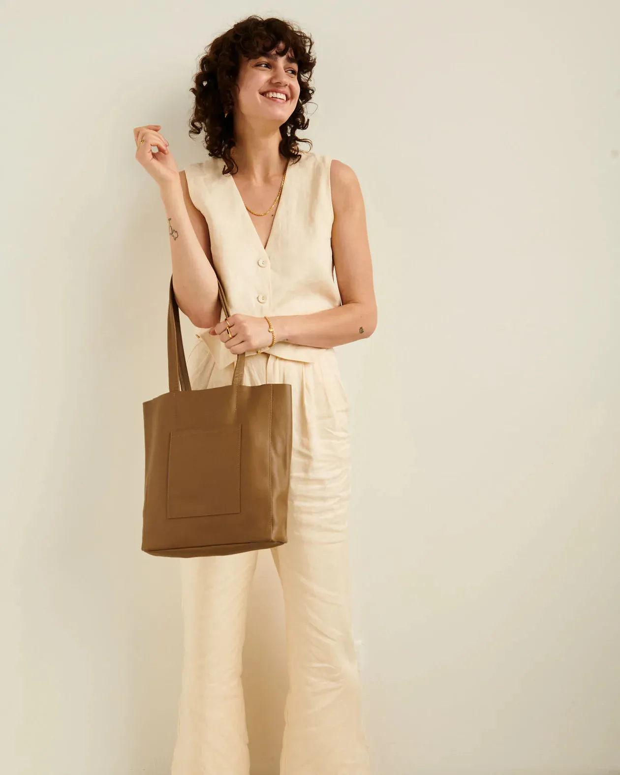 Georgia Mini Tote Oak Leather