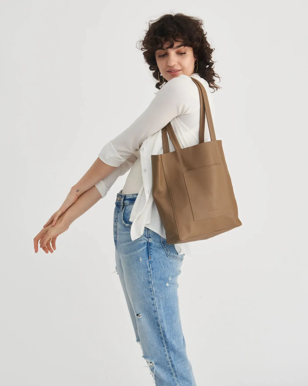 Georgia Mini Tote Oak Leather