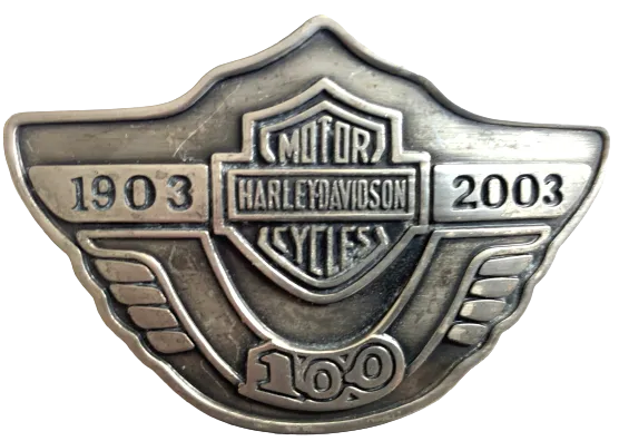 Harley Davidson 1903 to 2003 100 Year Belt Buckle