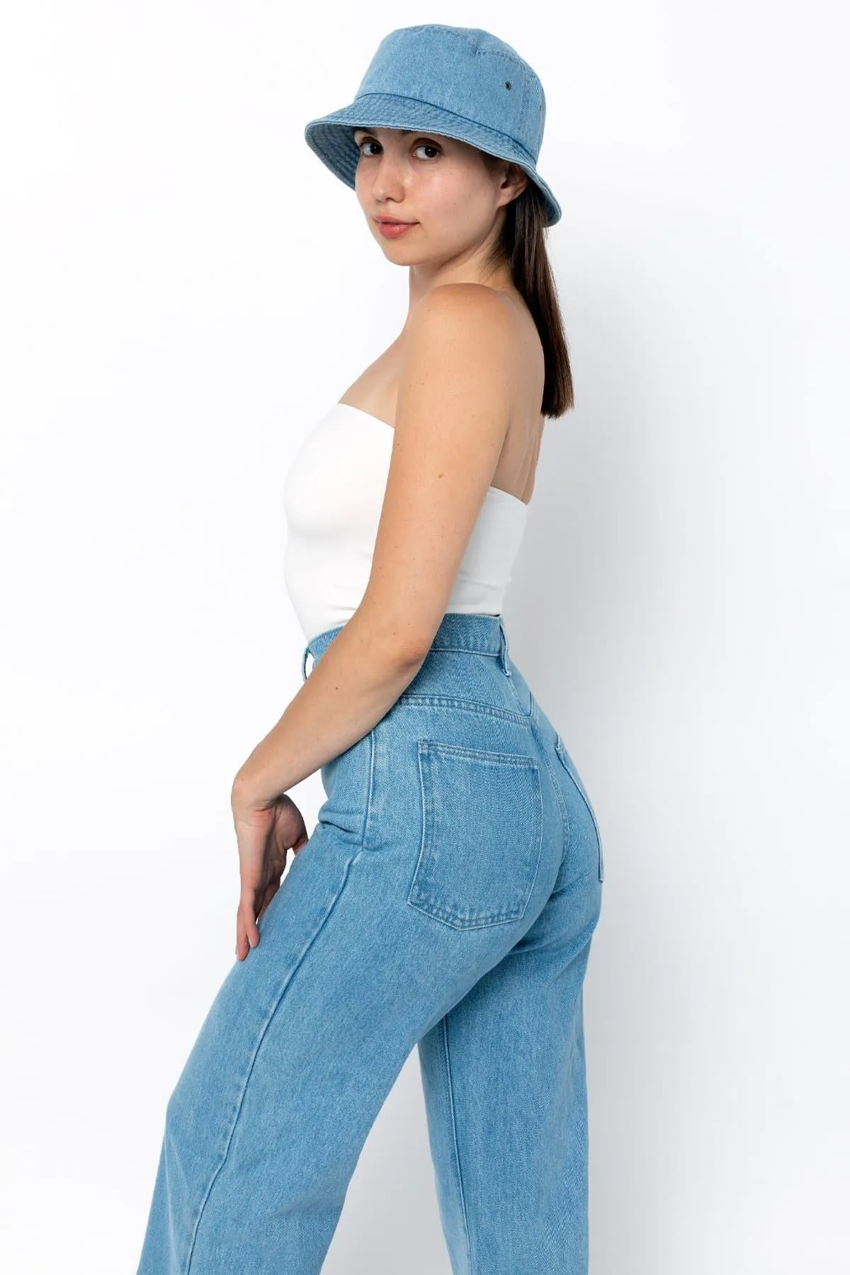 HAT01 - Unisex Denim Bucket Hat