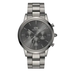 Iconic Chronograph Link Graphite