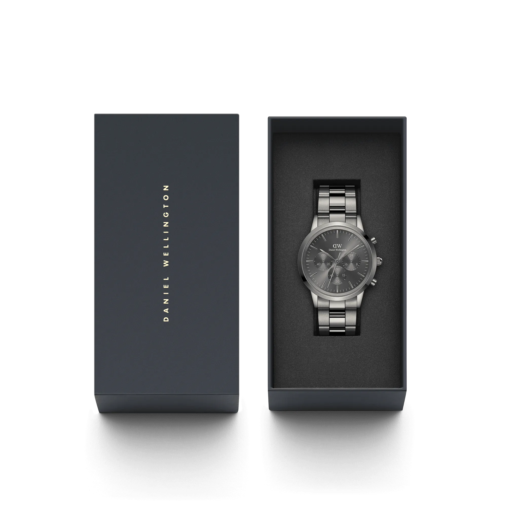 Iconic Chronograph Link Graphite