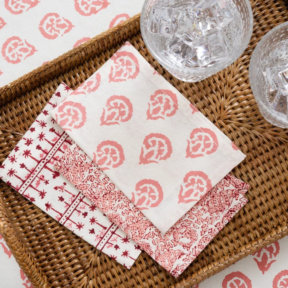 India Hicks Home Multi Blush Cocktail Napkin | Set of 6