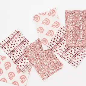 India Hicks Home Multi Blush Cocktail Napkin | Set of 6