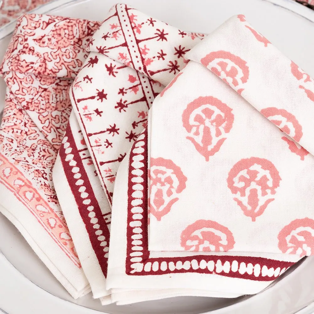 India Hicks Home Multi Blush Napkins | Set of 6