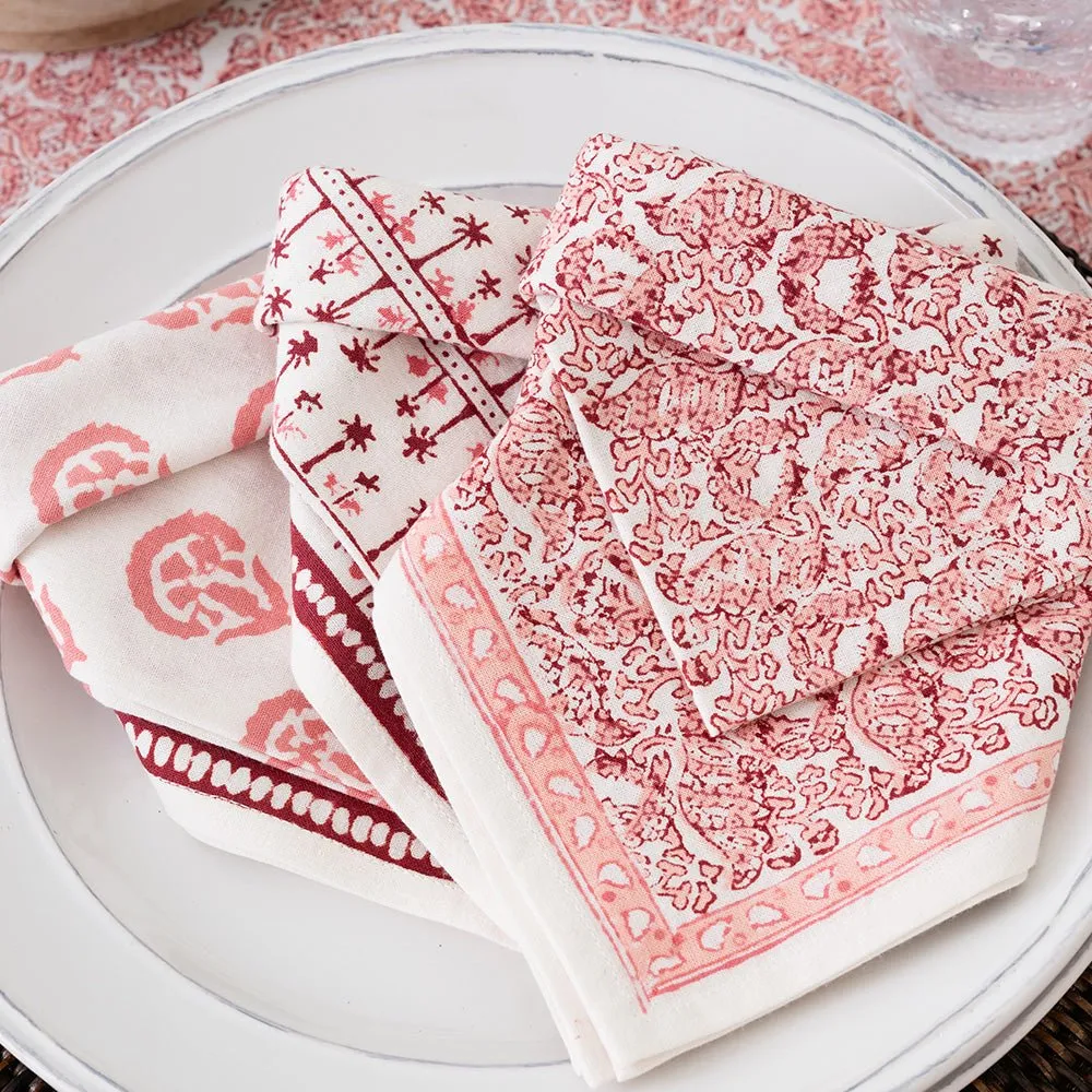 India Hicks Home Multi Blush Napkins | Set of 6