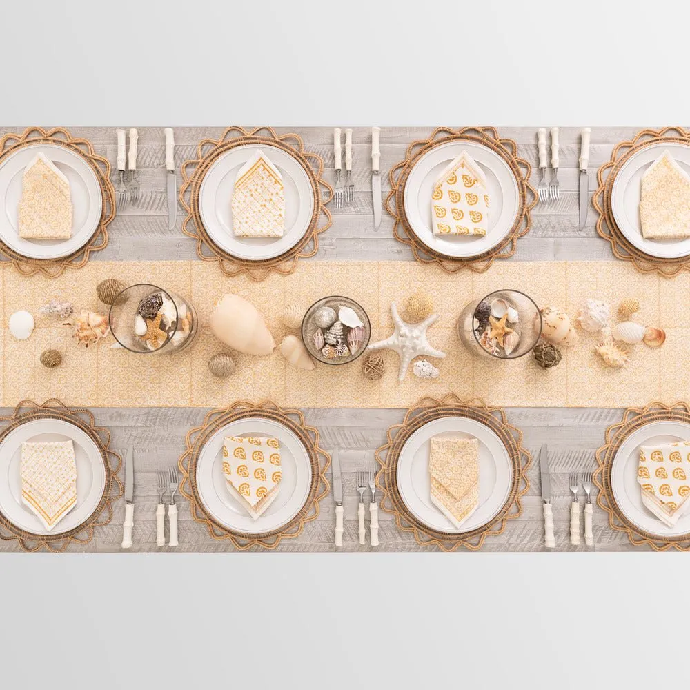 India Hicks Home Multi Golden Napkins | Set of 6