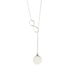 Infinity Lariat Necklace