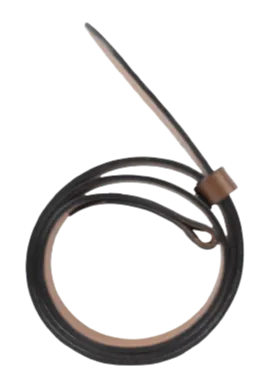 Interchangeable 1 Inch (25mm) Leather Belt Strap in Brown Chicago Screws
