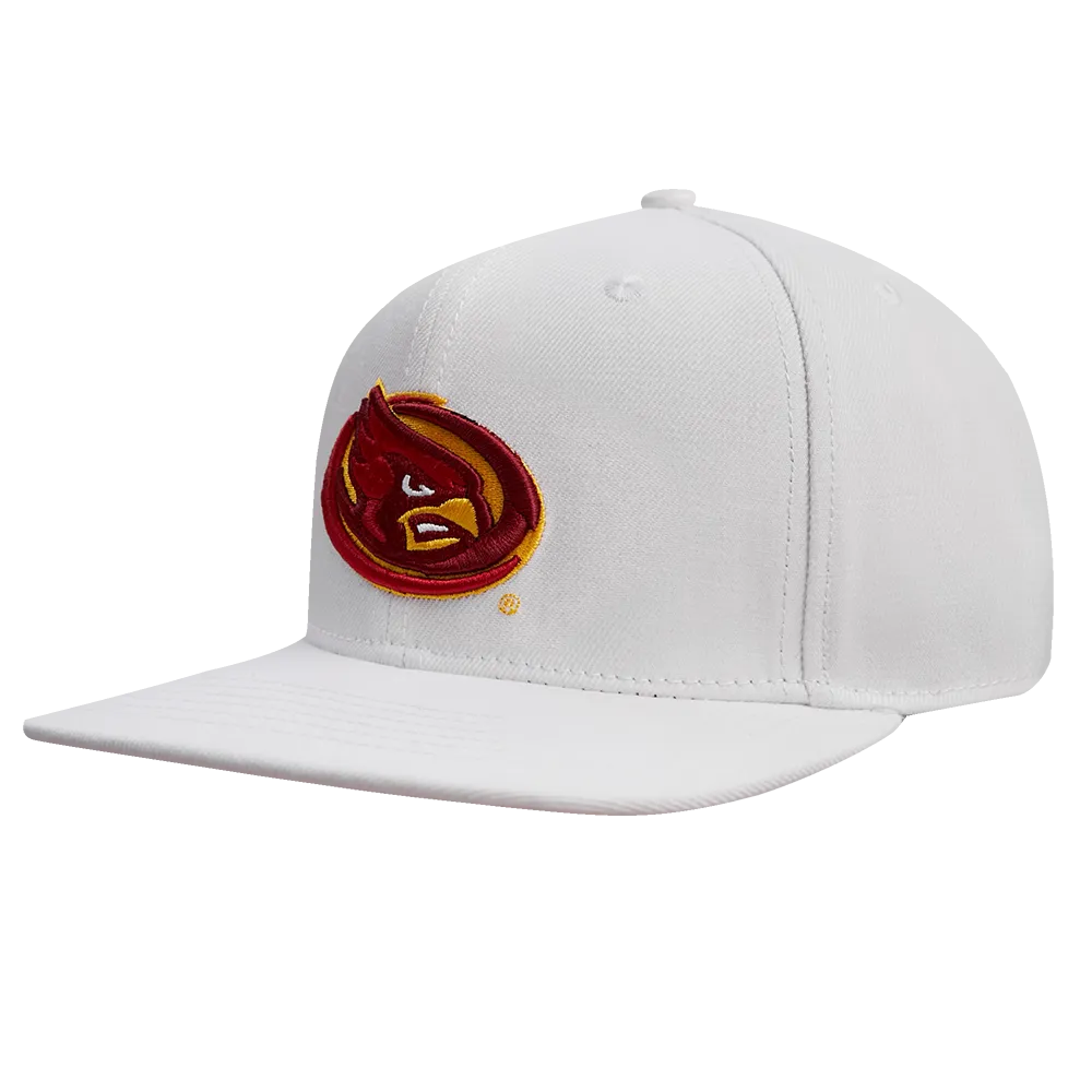 IOWA STATE UNIVERSITY CLASSIC UNISEX WOOL SNAPBACK HAT (WHITE)