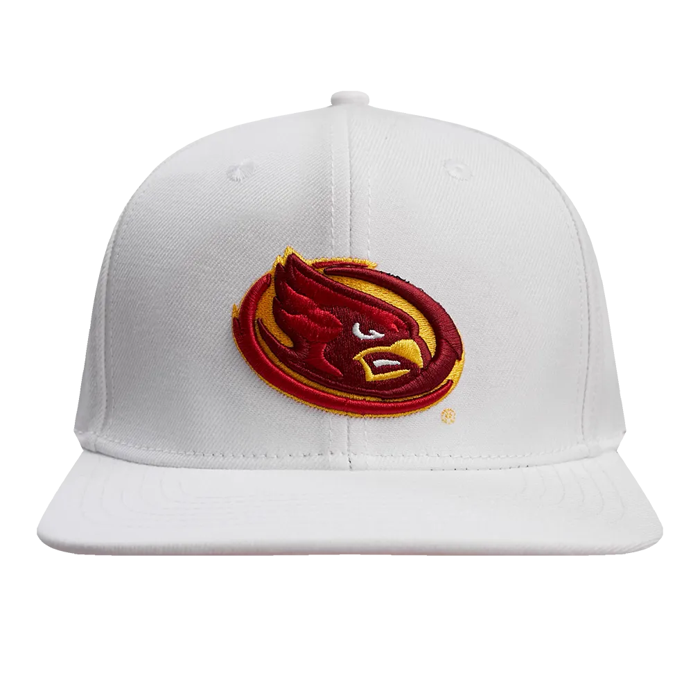 IOWA STATE UNIVERSITY CLASSIC UNISEX WOOL SNAPBACK HAT (WHITE)