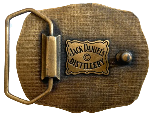 Jack Daniels Old No 7 Brand Whiskey Belt Buckle