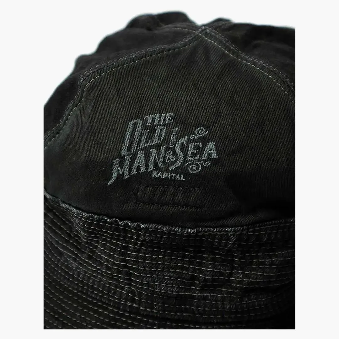 Kapital The Old Man And The Sea 11.5oz Denim Hat Black