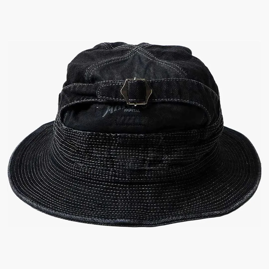 Kapital The Old Man And The Sea 11.5oz Denim Hat Black