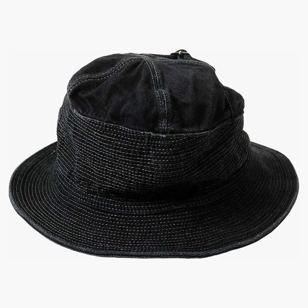 Kapital The Old Man And The Sea 11.5oz Denim Hat Black
