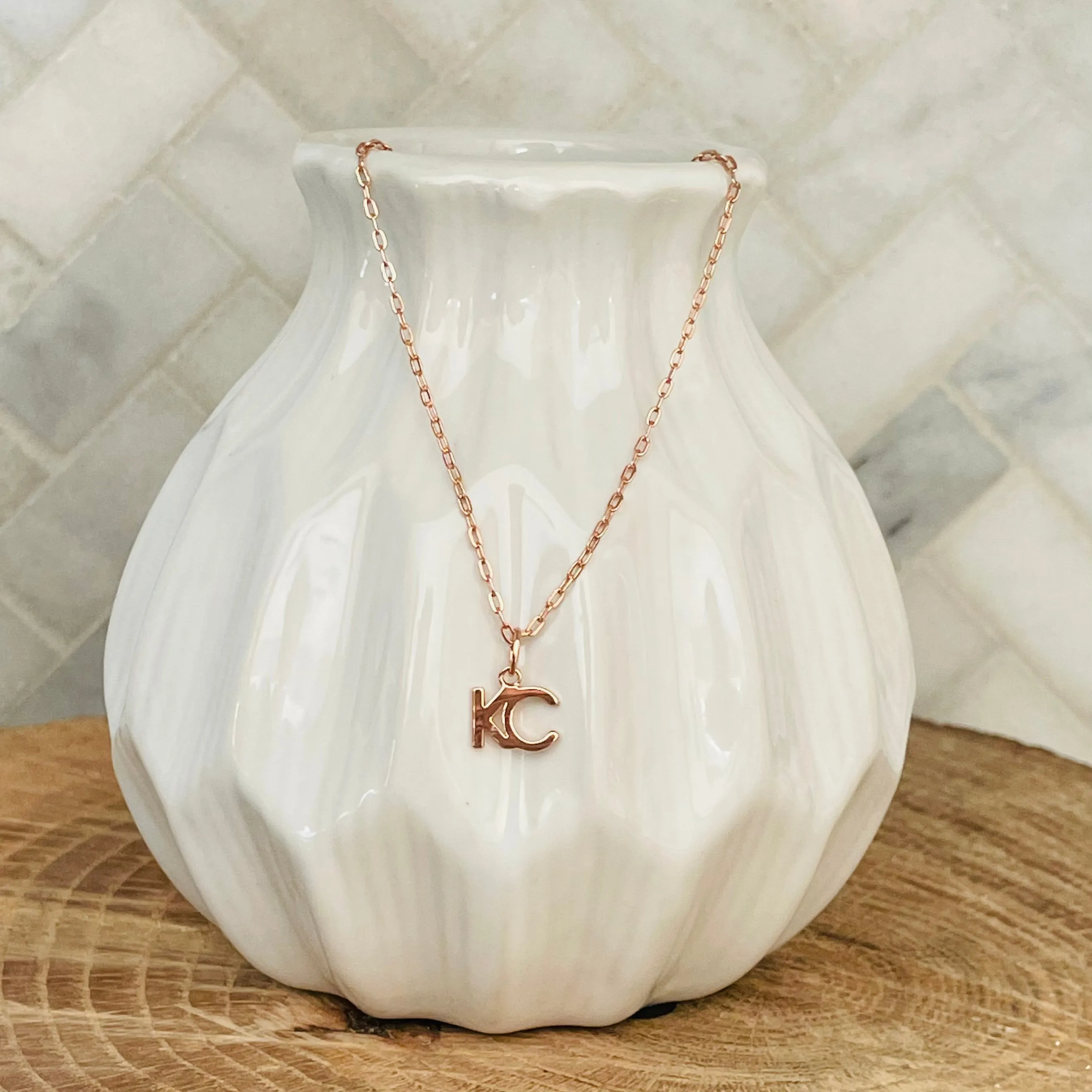 KC Necklace Rose Gold