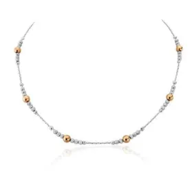 Lavan Rose Gold and Silver Necklace