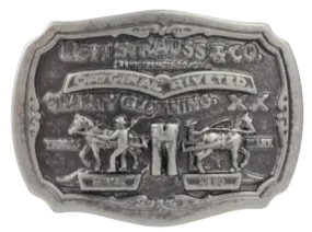 Levi Strauss & Co Original Riveted Since 1850 Belt Buckle
