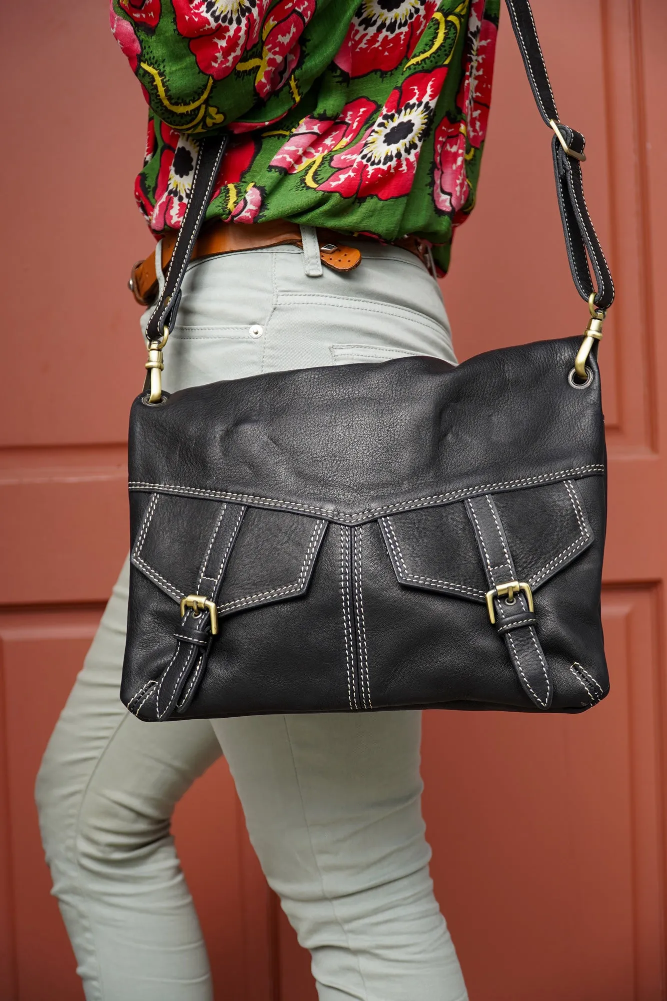 LIMEIRA LEATHER CROSS BODY BAG