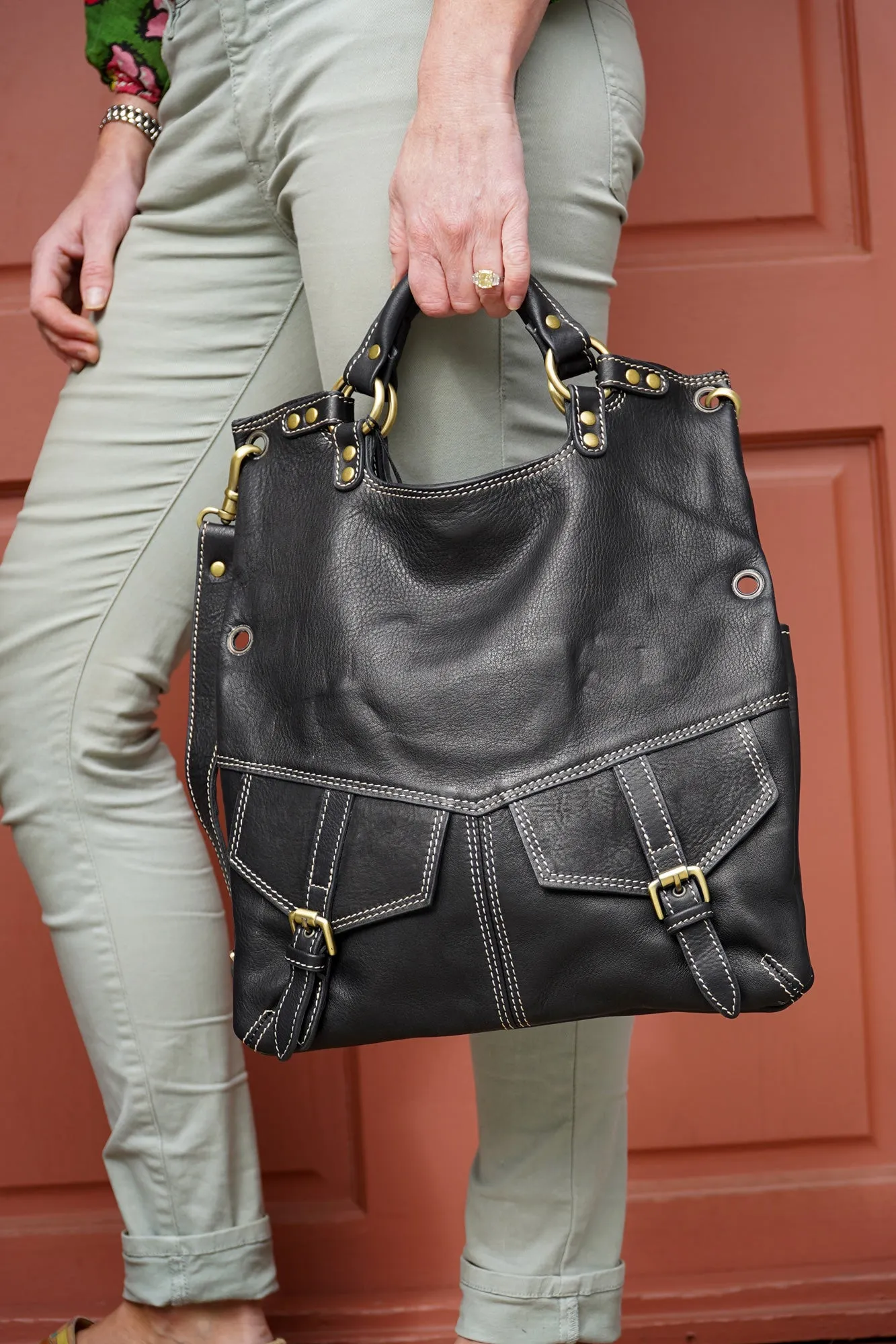 LIMEIRA LEATHER CROSS BODY BAG