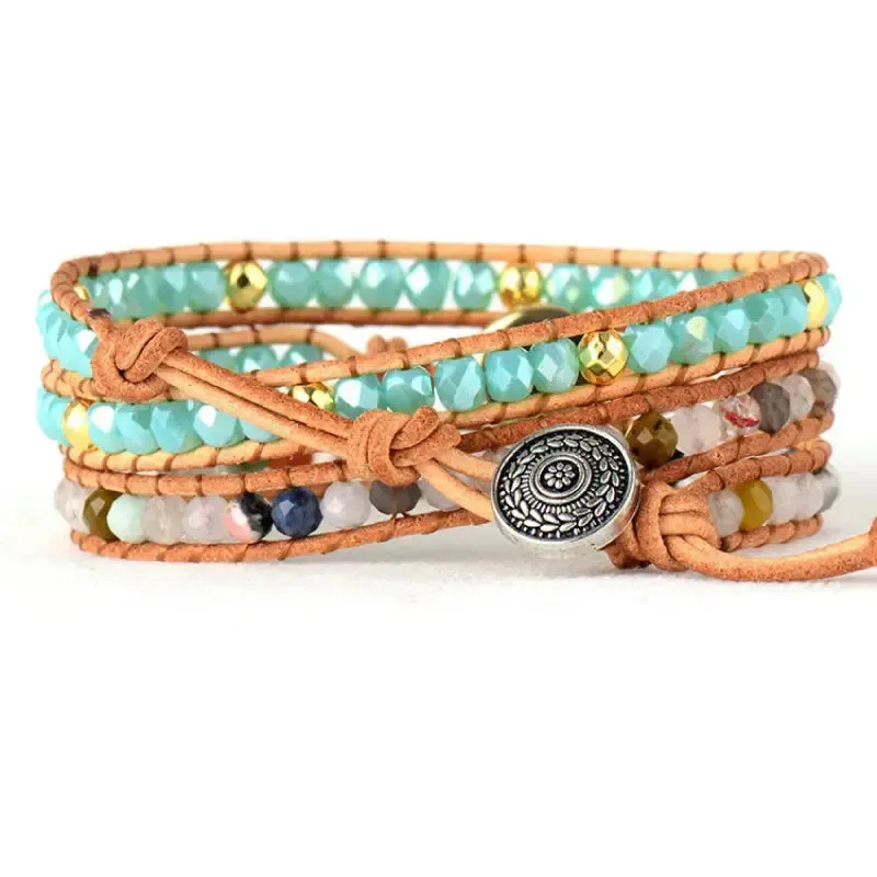 LOVCIA Opal Beaded Layered Bracelet