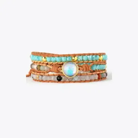 LOVCIA Opal Beaded Layered Bracelet