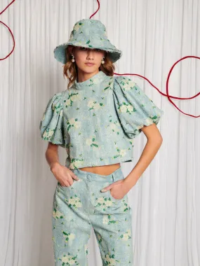 <b>DREAM</b> Harmony Bead Denim Top