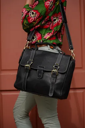 MARMARA LEATHER SATCHEL BAG