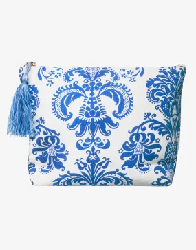 Maya Paisley Clutch Bag - Multi Blue