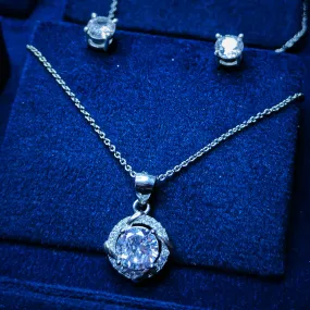 MK7 Sterling Silver Pendant Set
