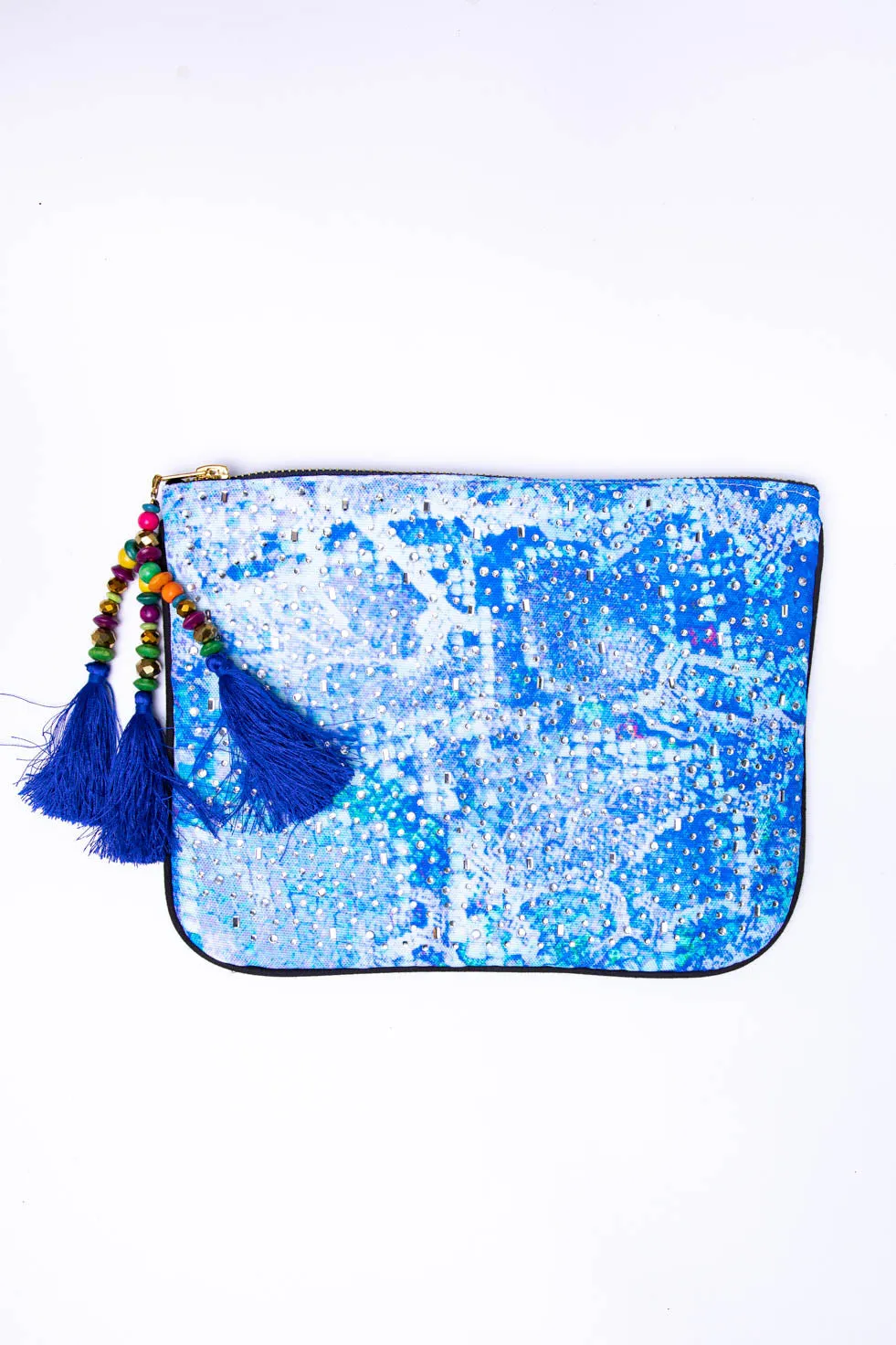 MONZA ZIP CLUTCH BAG