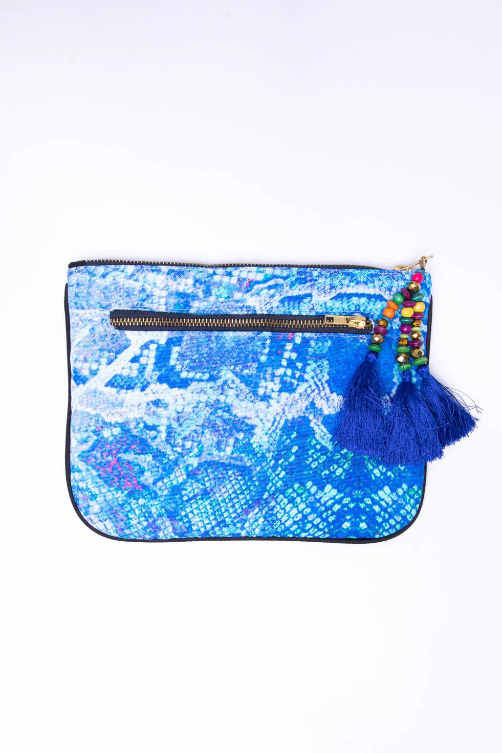 MONZA ZIP CLUTCH BAG