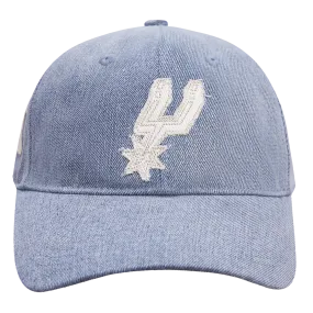 NBA SAN ANTONIO SPURS VARSITY BLUES WOMEN'S DAD HAT (DENIM)