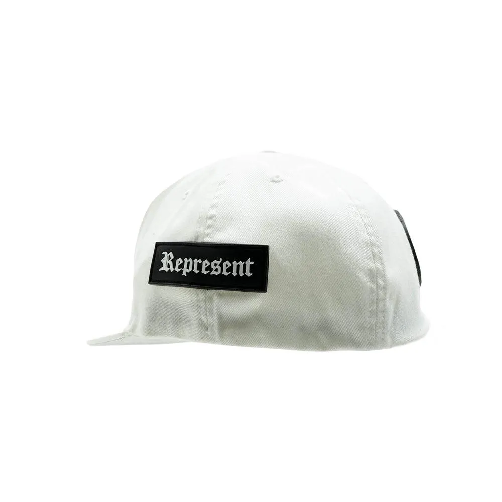 New Skool Classic Script Flexfit Pro On-Field Baseball Cap [WHITE]