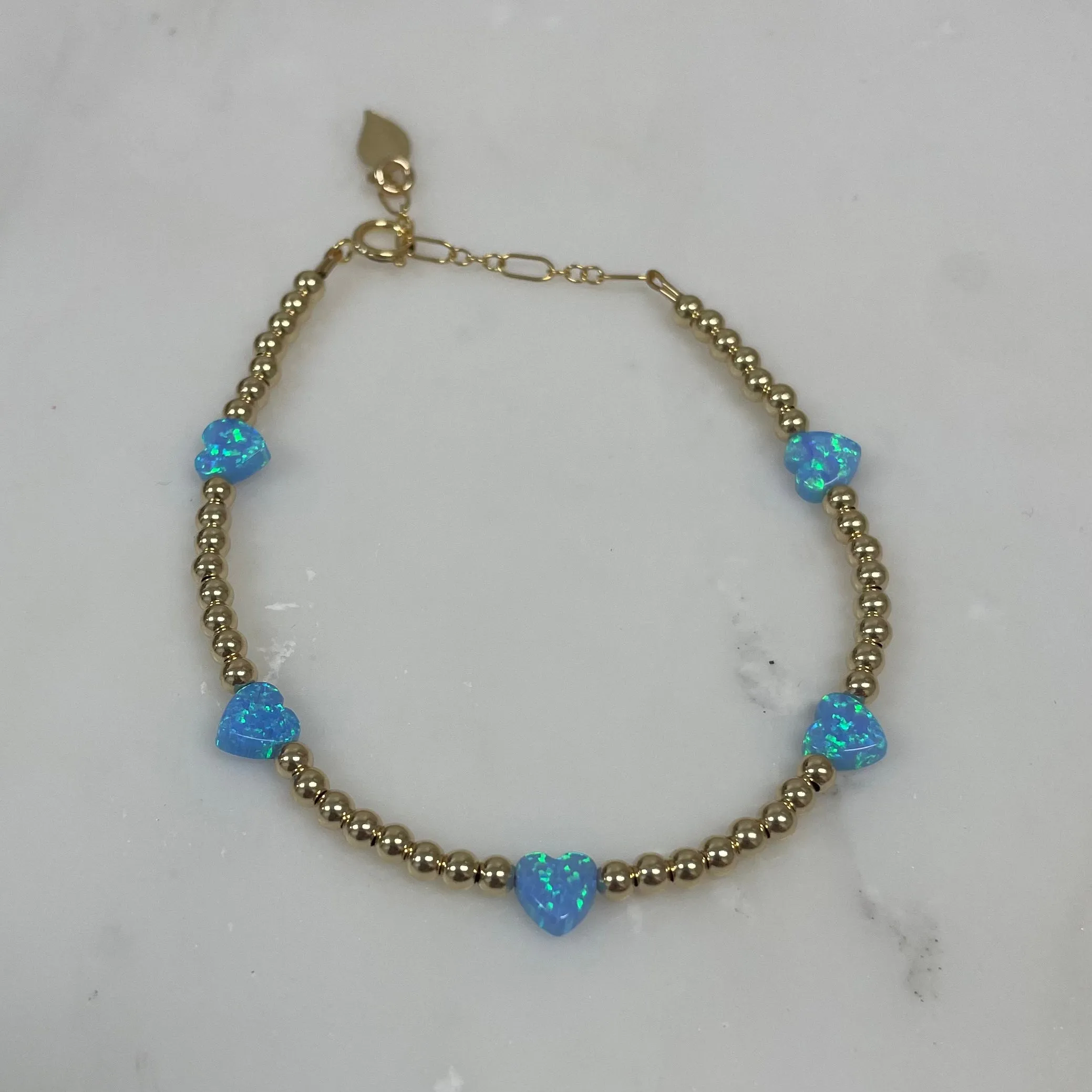 Opal Multi Heart Bracelet