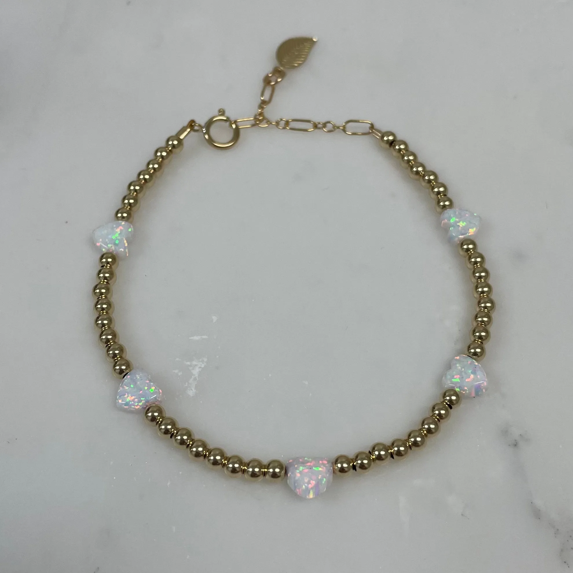 Opal Multi Heart Bracelet