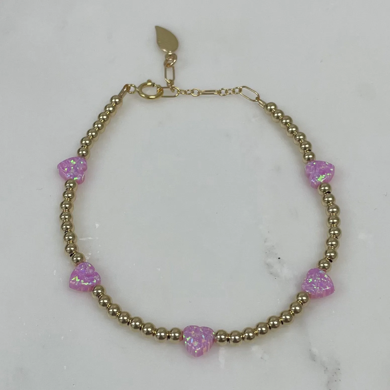 Opal Multi Heart Bracelet