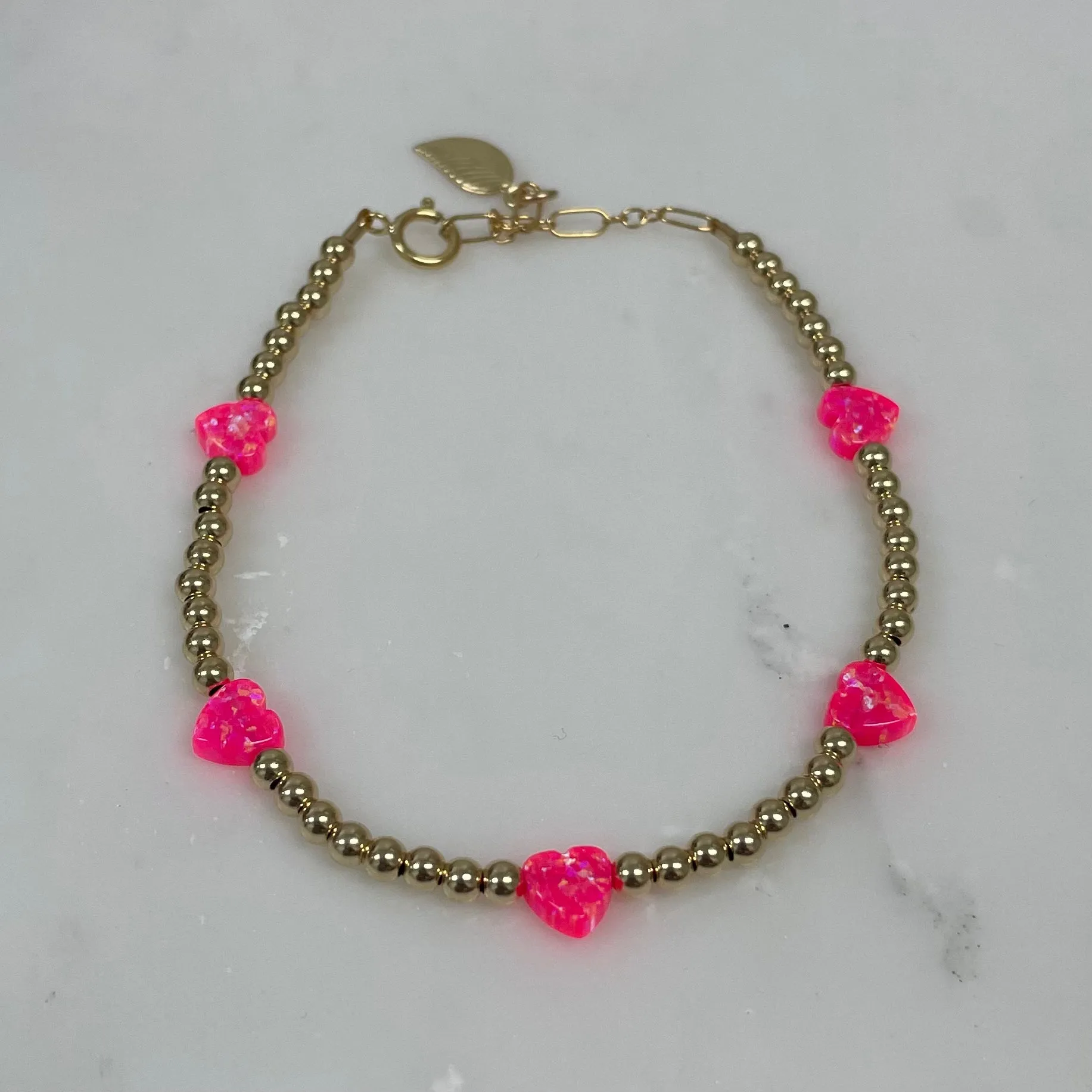 Opal Multi Heart Bracelet